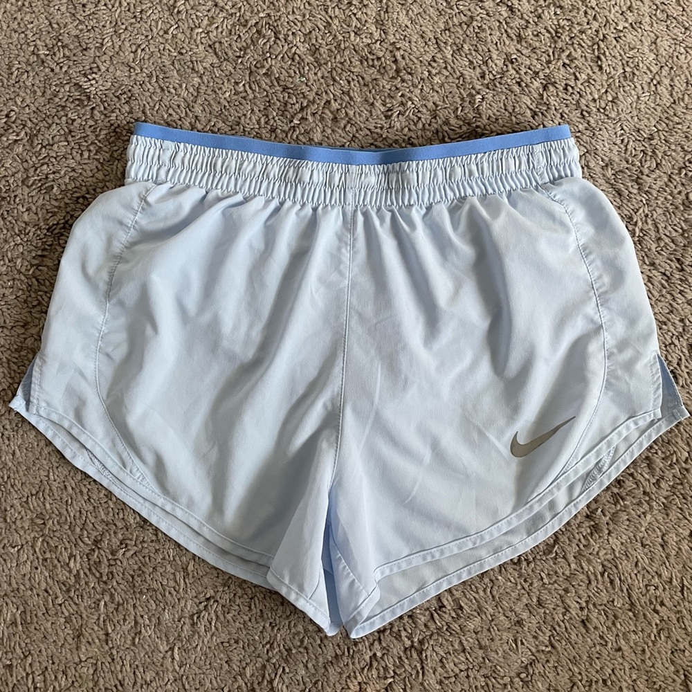 Nike Dri-fit Light Blue Athletic Shorts